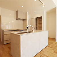 アイランドキッチン