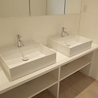 ダブルボウル化粧台