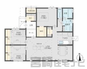 清武町船引【CIELFLAT】西棟