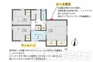 各居室には収納スペースを設けており、衣類や生活用品をすっきりと整理できます。ゆとりある空間が確保できることで、お部屋の使い方にも幅が広がります。開放感のあるリビングでは、ご家族との団欒のひとときをお楽しみください。