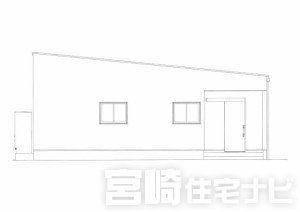 CIELFLATは「シンプルにフラットで暮らす家」をコンセプトに、勾配天井や高窓が生み出す広がりのある空間デザインが特長の平屋住宅。外壁材は雨で汚れを洗い流すKMEW製の「親水コート」を採用。宅配ボックス完備で不在時のお荷物受け取りもスムーズです♪