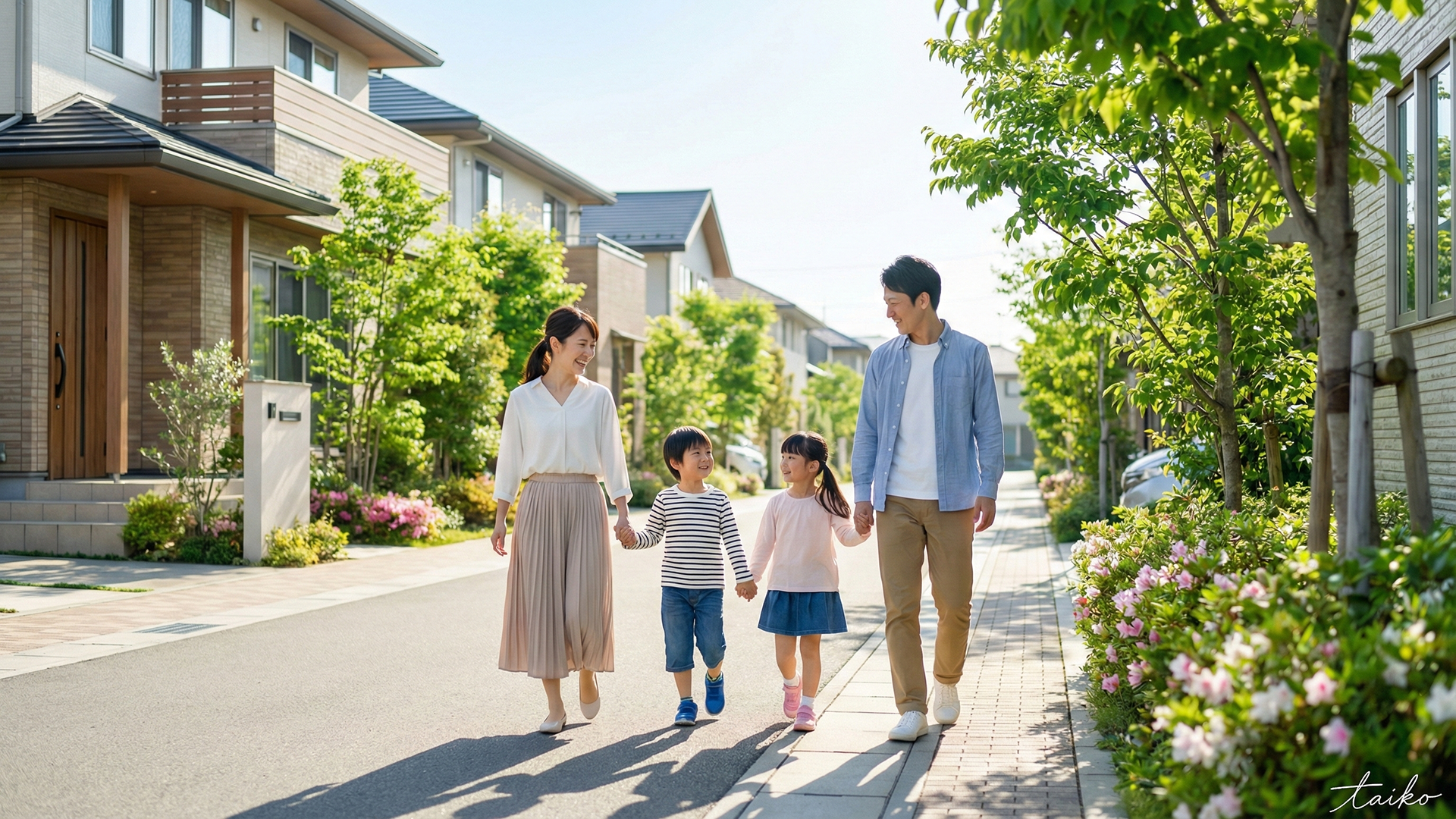 人気の「南小学校エリア」。太陽の恵みをいっぱいに受ける、南向き70坪の希少なゆとり。