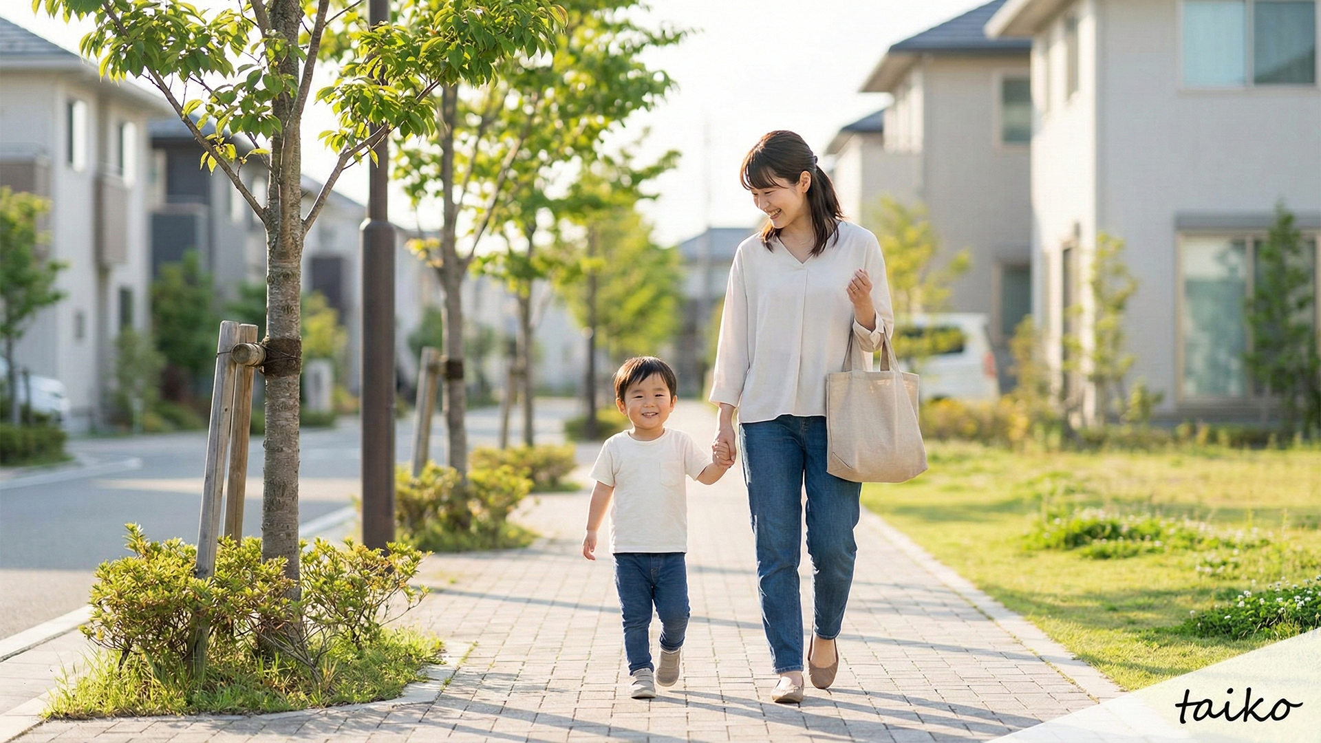 幹線道路から1本入った、落ち着いた住宅地。宮崎市佐土原町石崎1丁目。車での移動が多い毎日を考えながら、住まいでは穏やかな時間を過ごせる環境です。通勤や買い物などの日常の移動と、自宅で過ごす時間の両方を大切にしたいご家族に適した立地です。