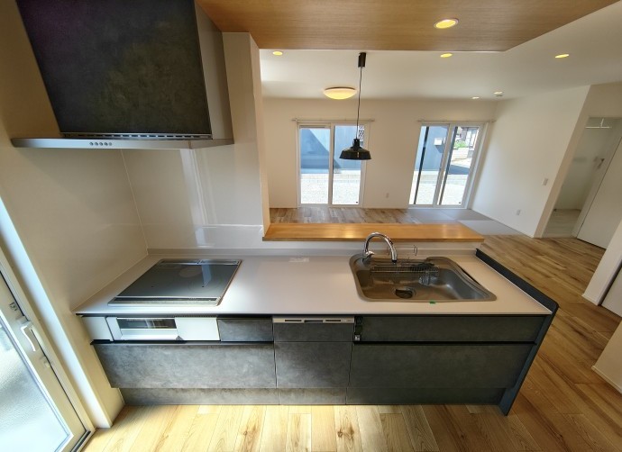 キッチン(人造大理石の天板)