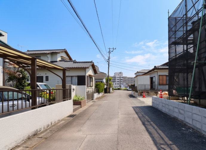 前面道路