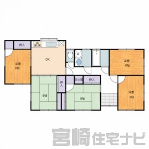 門川町梅ノ木団地　中古住宅　平家